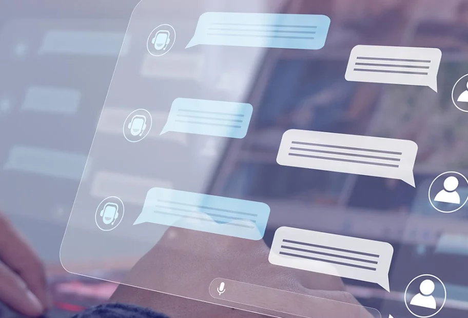 Chatbot Online customer service with chatbots for support. Artif