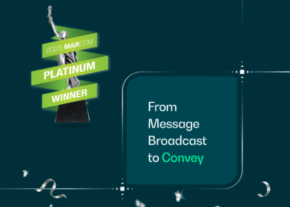 Convey wins platinum MarCom award for brand transformation