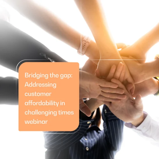 Bridging the gap Addressing customer affordability in challenging times webinar