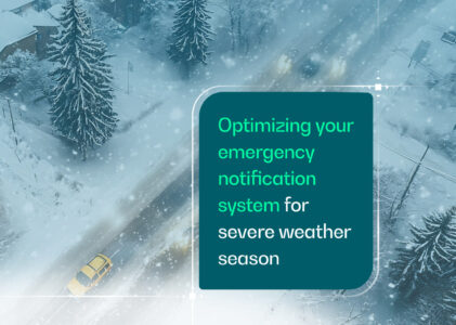Optimizing your emergency notification system for severe weather season