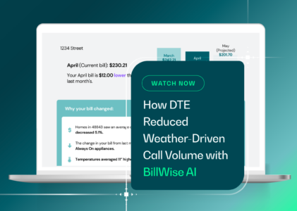 Watch on demand: How DTE reduced weather-driven call volume with BillWise AI