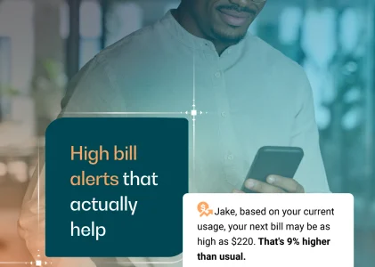 Personalized utility customer engagement with BillWise AI