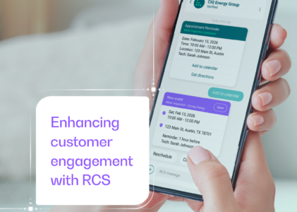 Enhancing customer engagement with RCS messaging