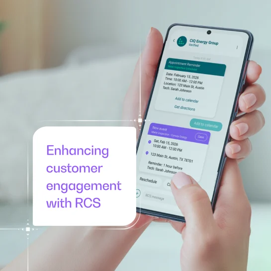 Enhancing customer engagement with RCS messaging