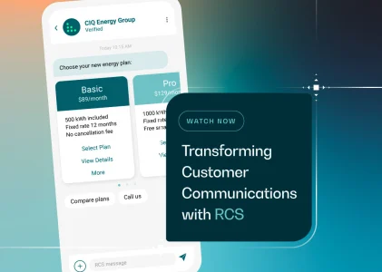 Watch now: Transforming customer communications with RCS