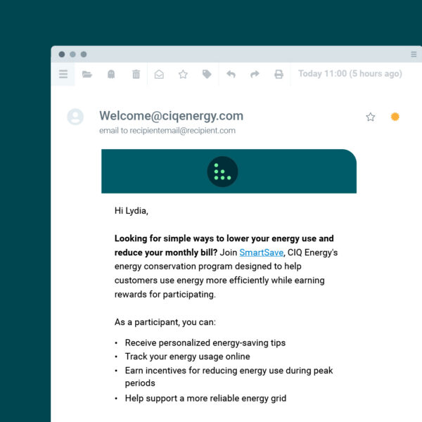 Municipal utilities lower usage and bills messaging for better engagement