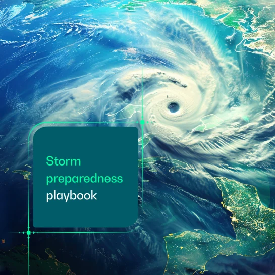 Storm preparedness playbook for utilities: A strategic guide for utilities to prepare, respond, and communicate during severe weather events